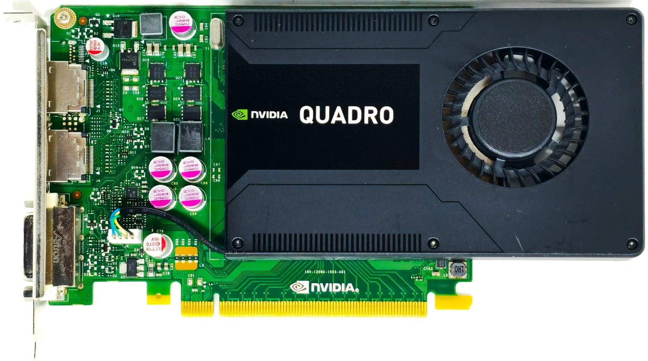 HP 713380-001 - 2GB NVIDIA Quadro K2000 2x DisplayPorts + 1x DVI-I