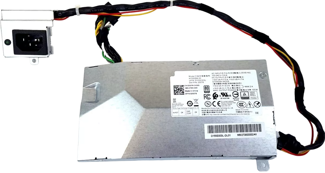 H155EBA-00 - 155W Power Supply for OptiPlex 5260 5270 7460 AIO