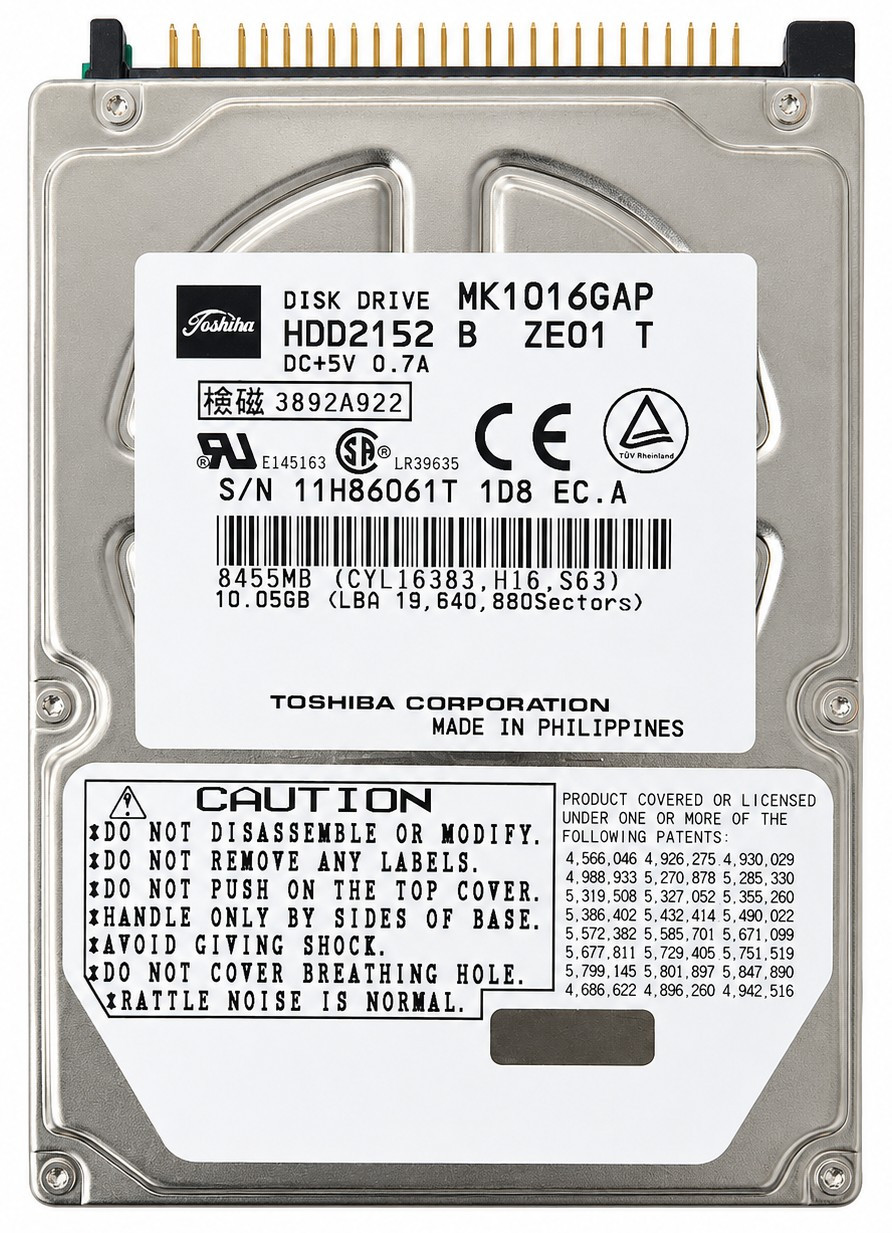 DJSA-210 - 10GB 4.2K RPM ATA IDE PATA EIDE 2.5