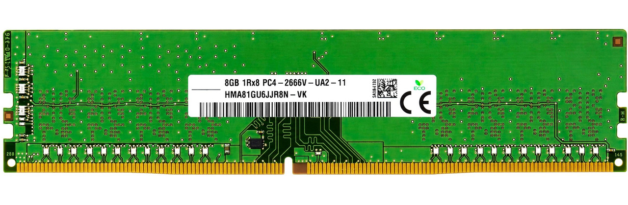 HMA81GU6JJR8N-VK - 8GB 1Rx8 PC4-2666V DDR4-2666 1.2V CL19 Non-ECC
