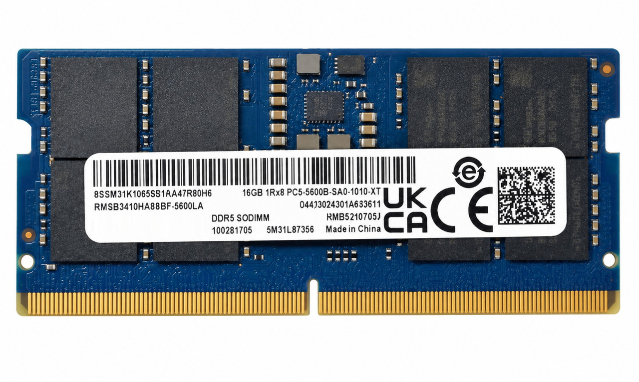 RMSB3410HA88IBF-5600NA - 16GB DDR5-5600 SODIMM Laptop Memory
