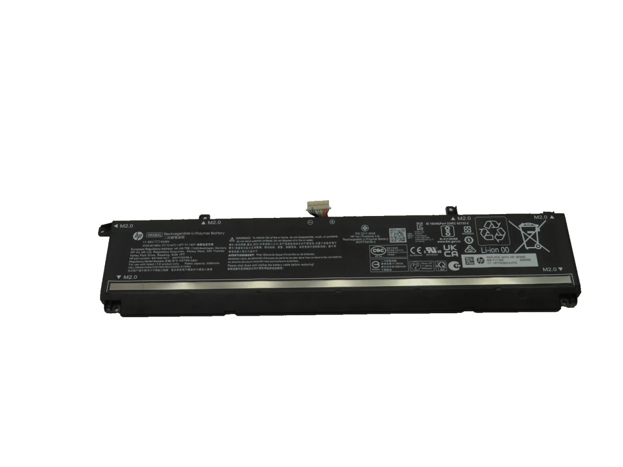 M41711-005 - WK06XL WKO6XL 6-Cell 83Wh 11.58V Battery for HP OMEN