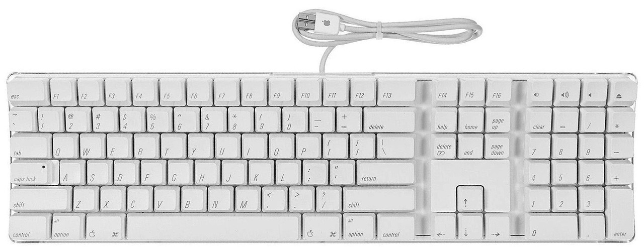 A1048 - Genuine Apple A1048 USB Wired Full Size 109 Key English