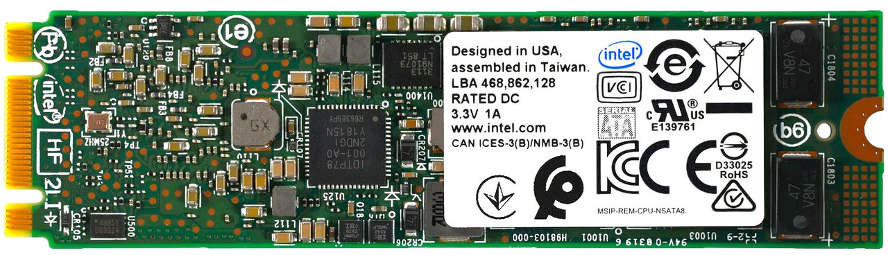 SSDSCKKB240G8 - 240GB M.2 2280 SATA III 6Gbps SSD for Servers