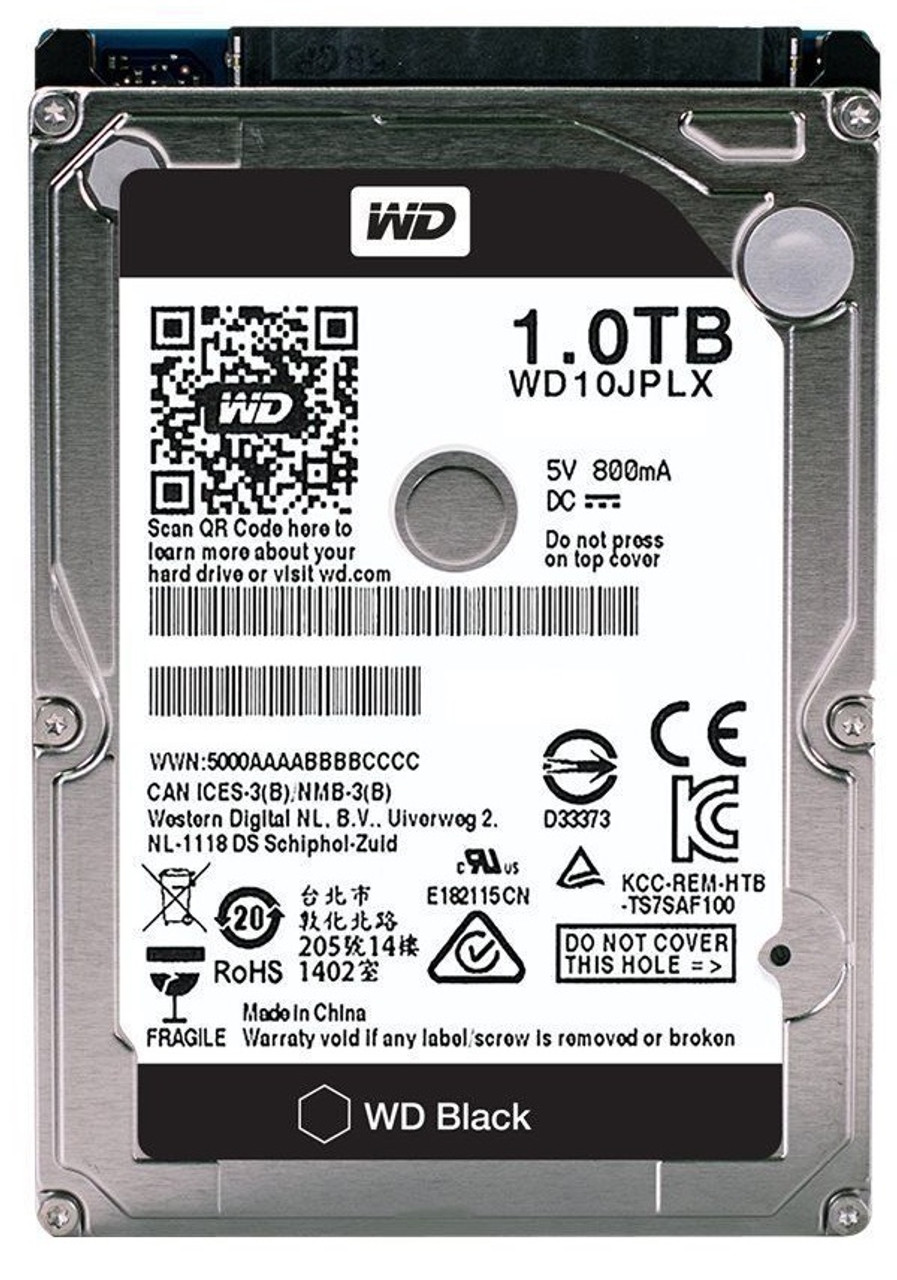 Western Digital 2W20003 - 1TB 7.2K RPM SATA 9.5mm 2.5