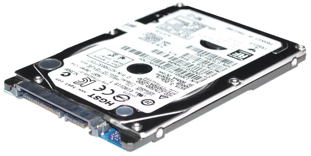 Hitachi HTS545050A7E680 - 500GB 5.4K RPM 8MB Cache SATA 7mm 2.5 HGST  Travelstar Hard Disk Drive (HDD) for Mobile / Laptop Computers - CPU Medics