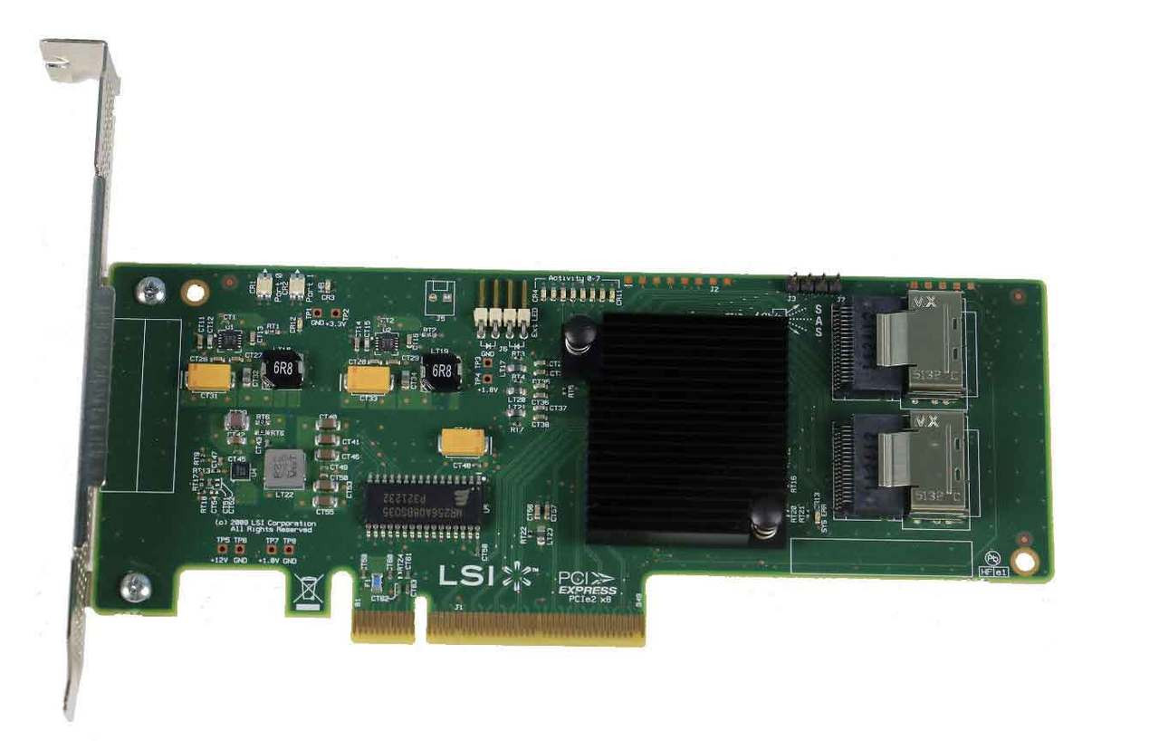 LSI 9211-8i - 6Gbps 8Port PCI Express SATA/SAS Host Bus Adapter