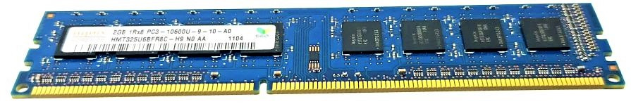 barette de 2Go de RAM DDR3 hynix HMT325U6BFR8C H9 N0 AA 1141 2GB 1Rx8 PC3 10600U 9 10 A0
