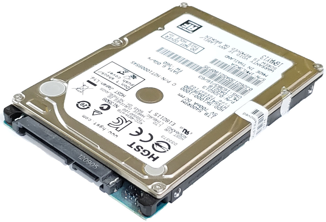 1TB 5.4K RPM SATA 9.5mm 2.5