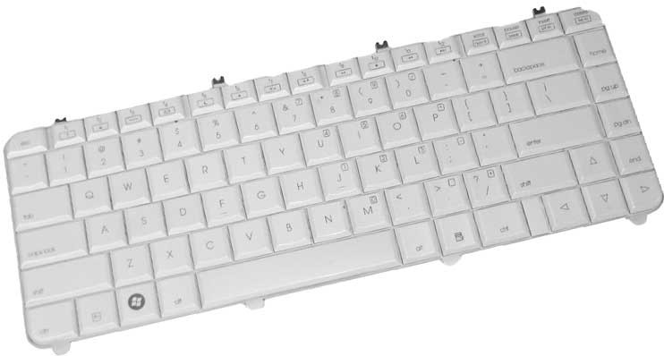 HewlettPackard (HP) 505952001 White Keyboard US / English for HP