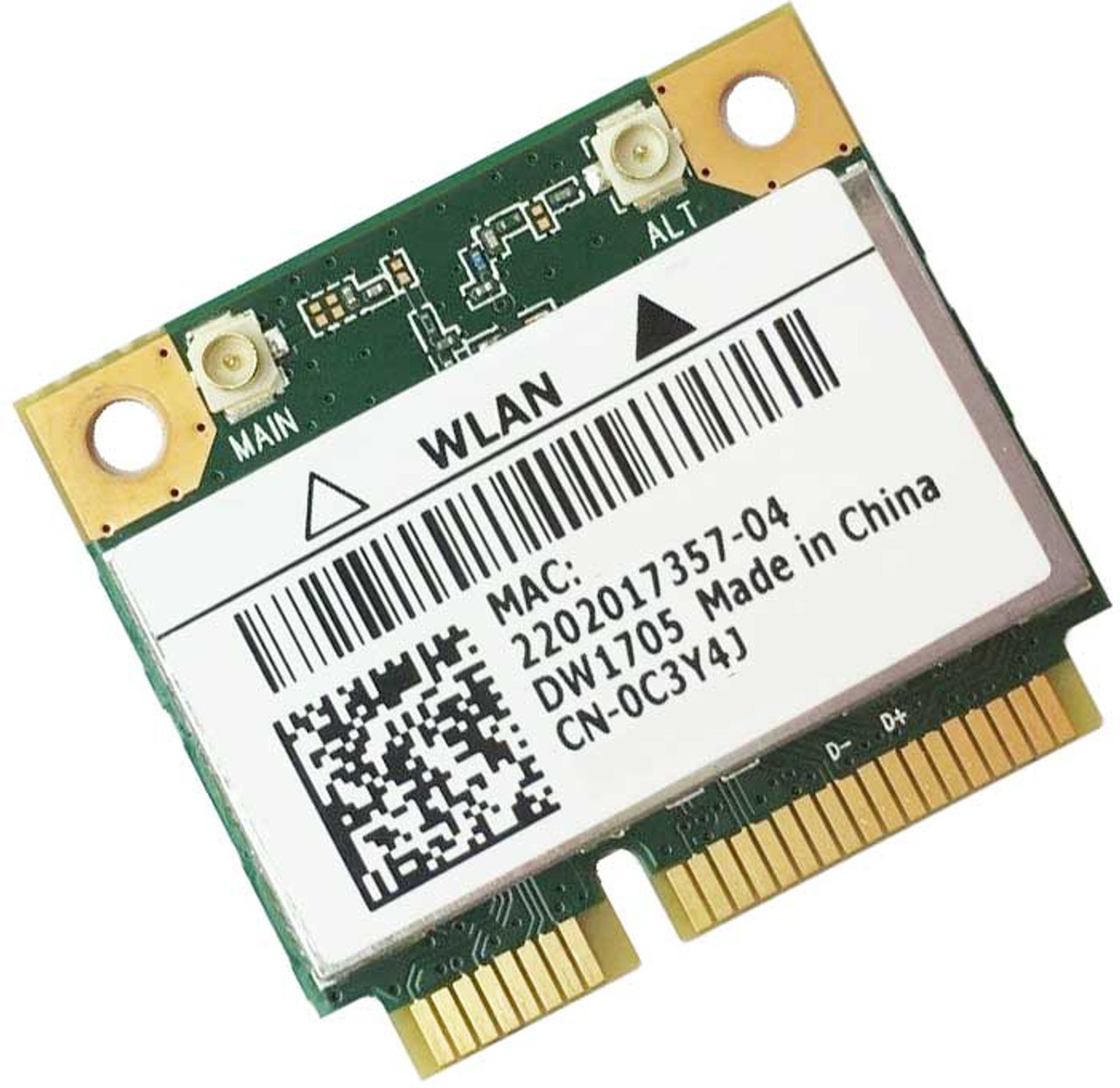 Dell C3Y4J Atheros QCWB335 DW1705 Wireless WLAN WiFi + Bluetooth 4.0