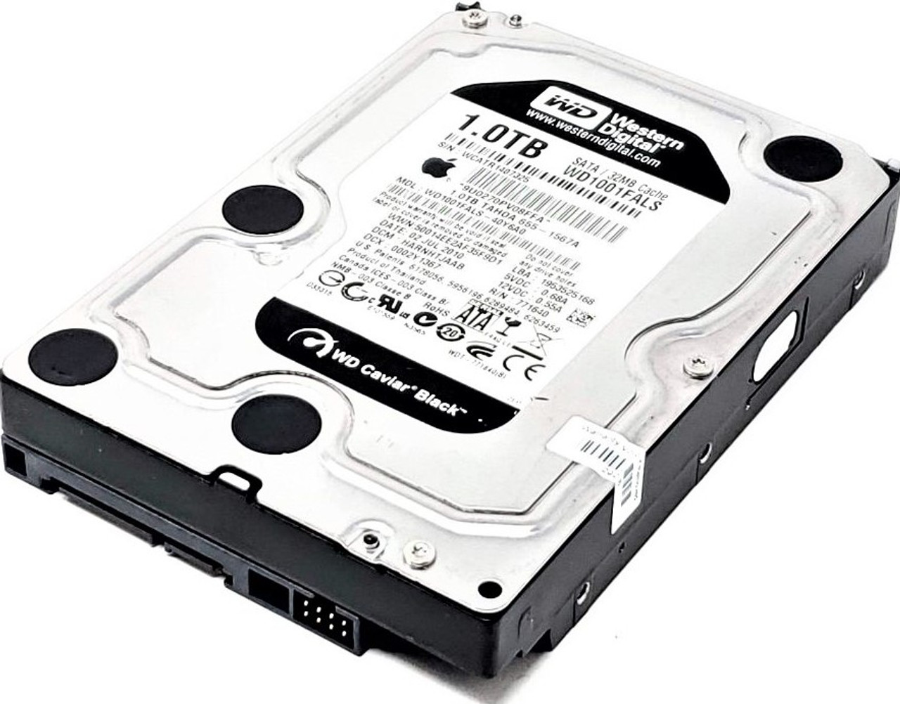 なしHDD本体のみの出品ですWestern Digital製HDD　WD1001FALS　1TB SATA300 7200