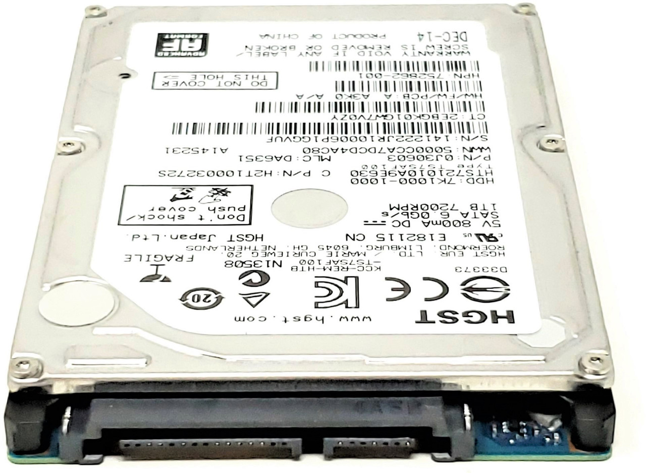 Hitachi H2T10003272S - 1TB 7.2K RPM SATA 9.5mm 2.5 Hard Drive - CPU Medics