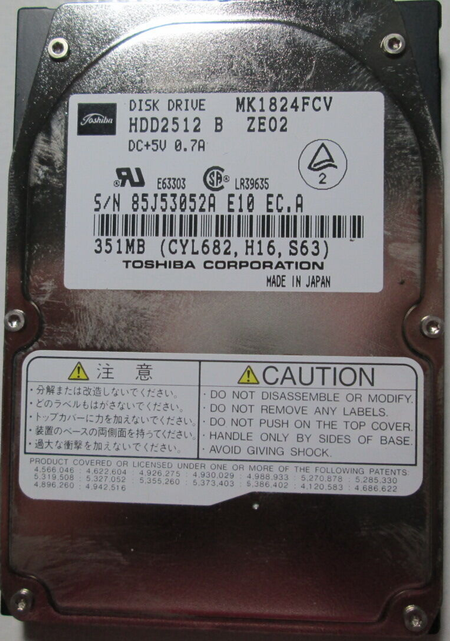 Toshiba MK1824FCV - 351MB SCSI 2.5