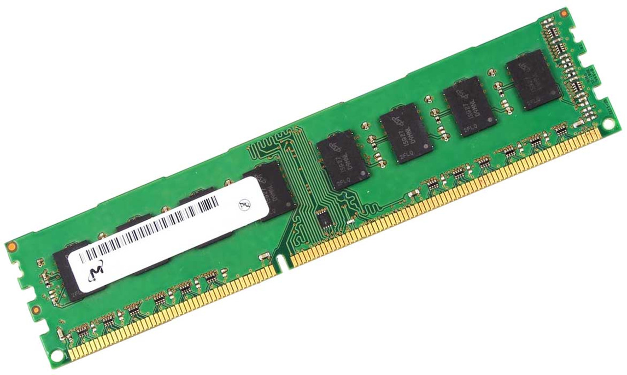 Desktop - 240-Pin DIMM: Micron MT8JTF25664AZ-1G4M1 - 2GB 1333Mhz PC3-10600U  DDR3-1333 240-Pin DIMM Desktop Memory Ram