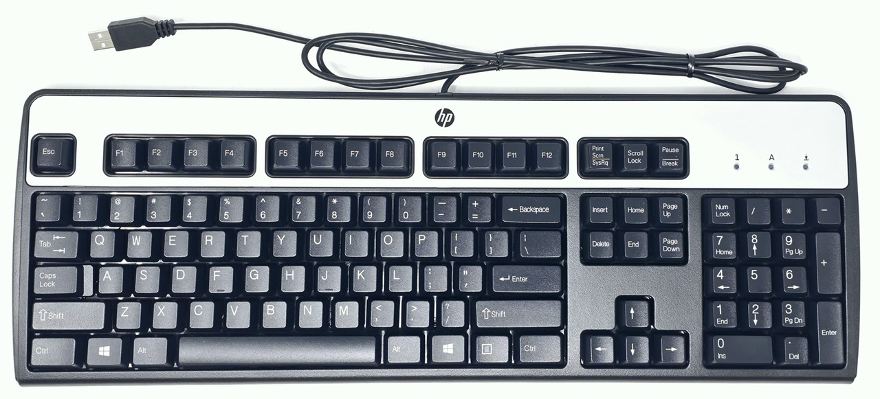 HP QY776AA tastiera USB Nero 887111276834 HP QY776AA tastiera USB Nero 887111276834