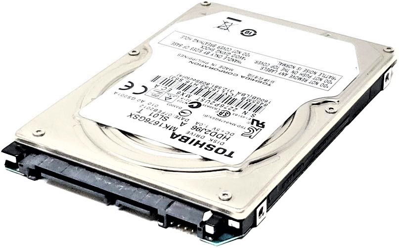 Toshiba MK1665GSX - 160GB 5.4K RPM SATA 9.5mm 2.5