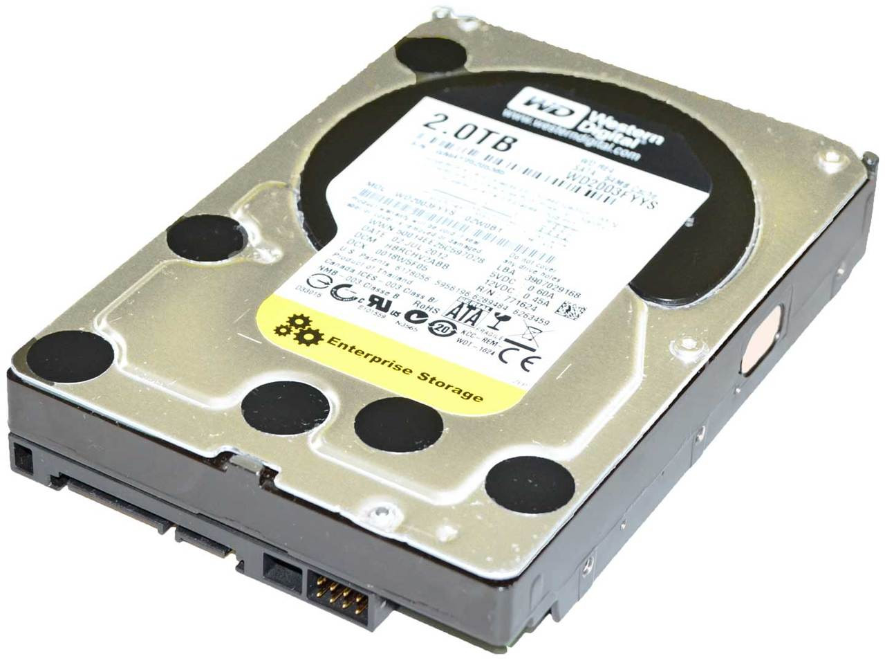 Western Digital WD2002FFSX （3.5 HDD 2TB） WD Red Pro NAS Hard Drive Internal Hard Drive 2TB 3.5