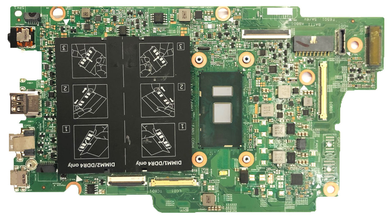 Dell 8DX5J - 2.50Ghz i7-6500U Motherboard / System Board for