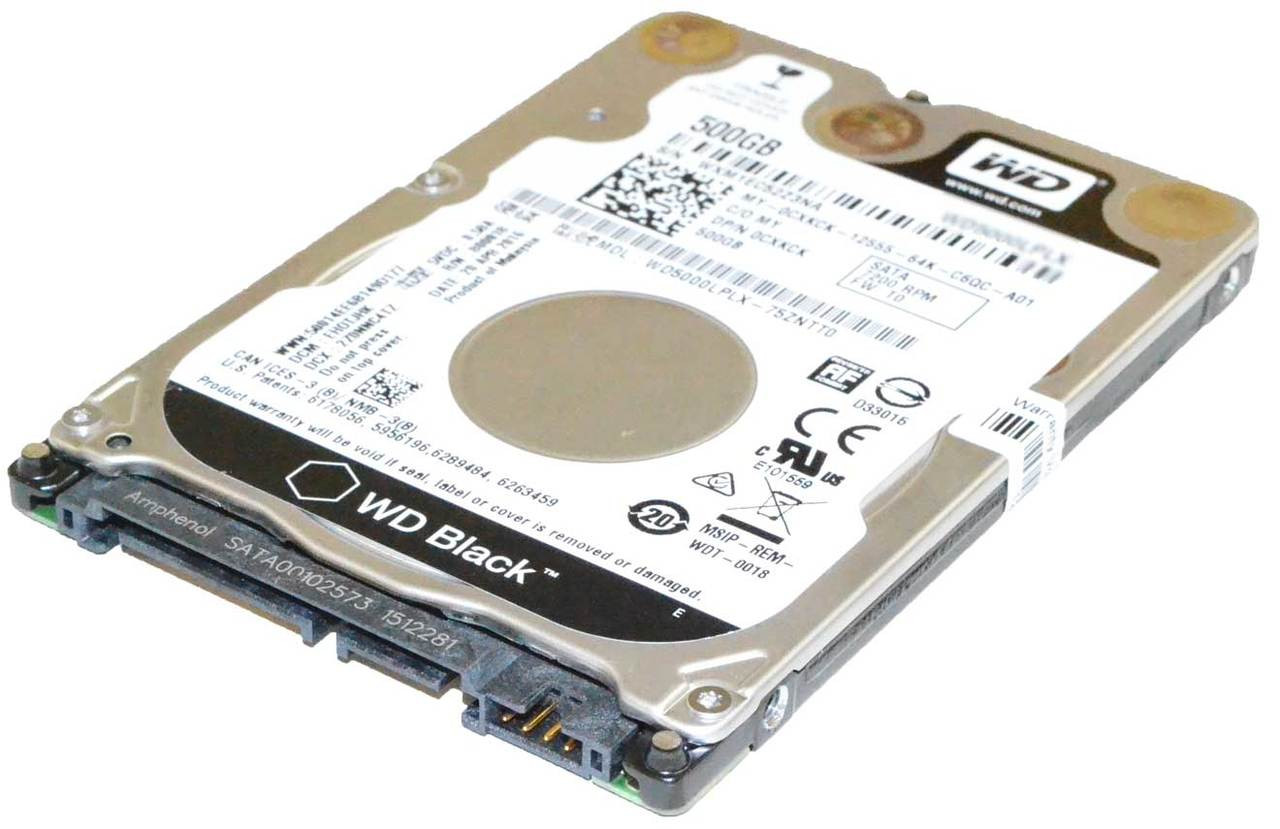 Western Digital WD5000LPVX-60V0TT0 - 500GB 5.4K RPM SATA 7mm 2.5