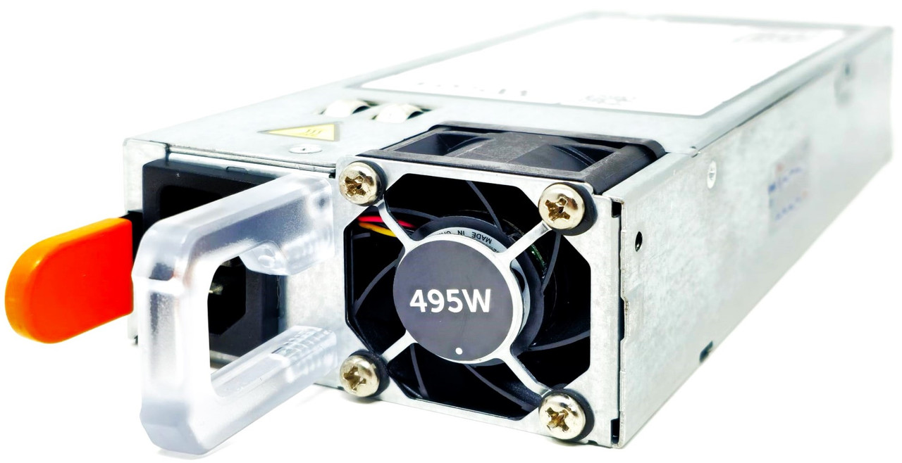 Used Dell Hot-Swap Power Supply 495W - For PowerEdge R620, R520, R720 Servers, Part N24MJ 3GHW3