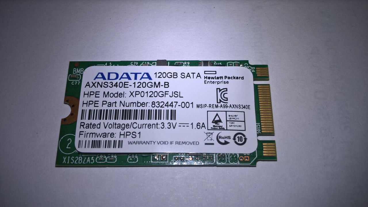 HP XP0120GFJSL - 120GB M.2 SATA 2242 Solid State SSD Drive