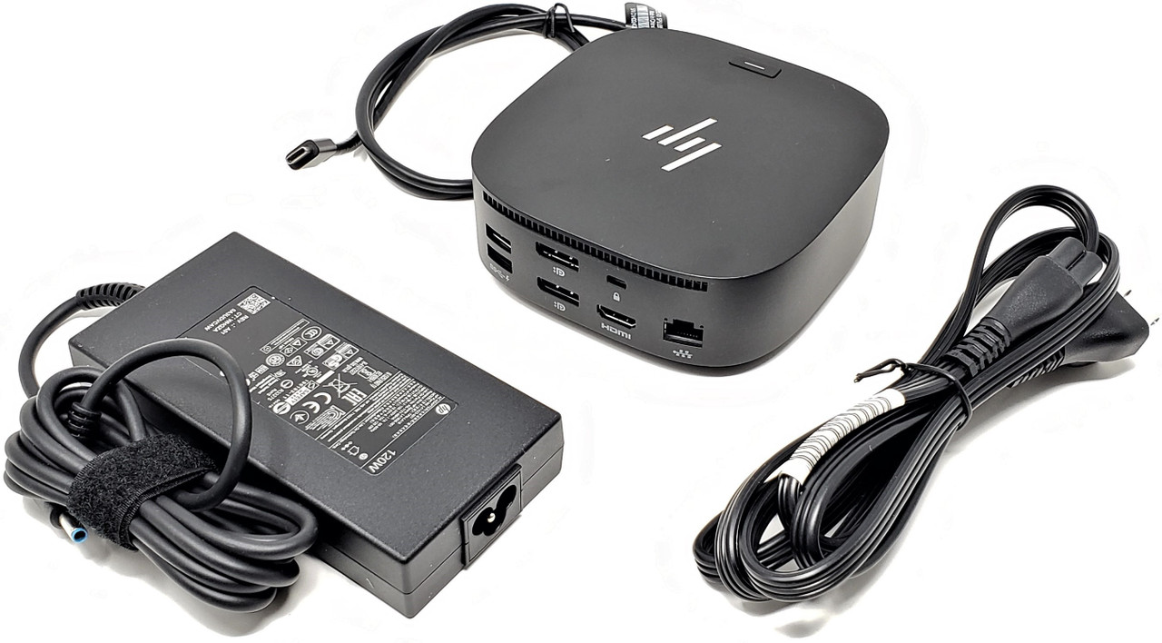 HP 5TW10AAABB HP USBC G5 Dock Docking Station Kit with 120W AC Adapter
