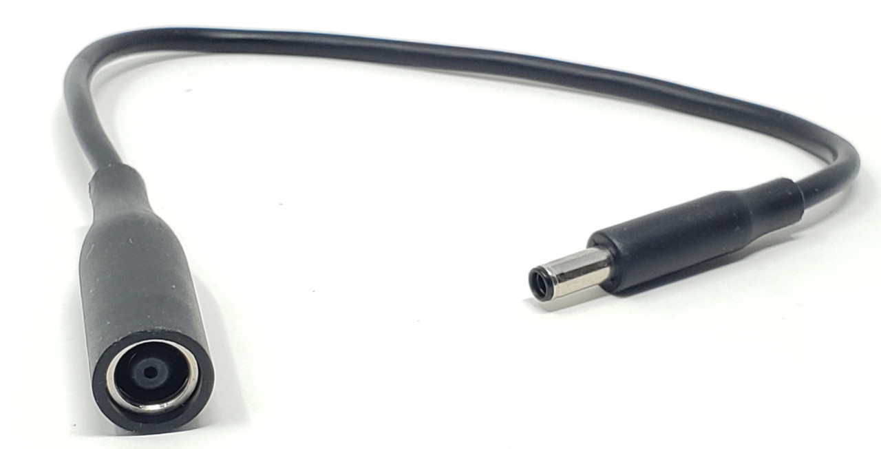 Dell 57J49 7.4mm to 4.5mm Tip Converter DC Power Dongle Adapter Cable