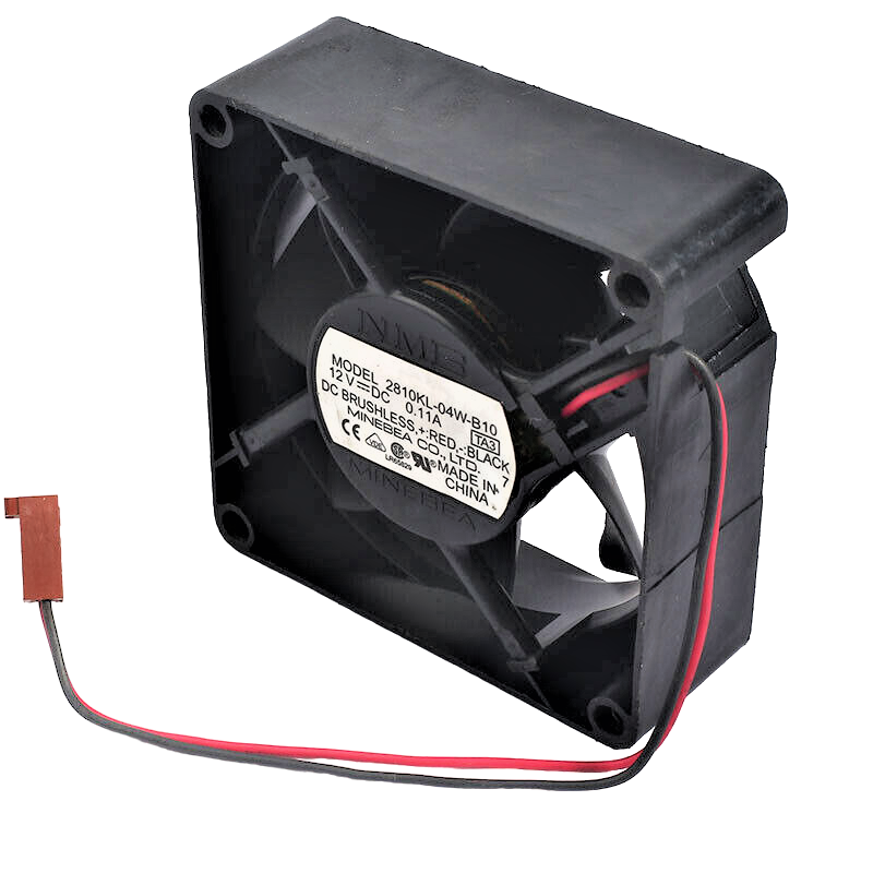 NMB 2810KL-04W-B10 - 70x70x25mm DC12V 0.11A 2-Pin Female Connector ...