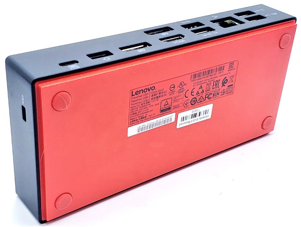 Lenovo SD20S97543 ThinkPad USBC Dock Gen2 G2 40AS LDCG2 Docking