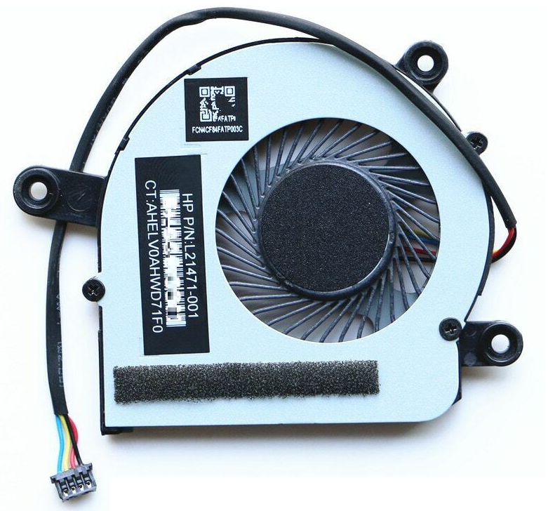 Ventilateur PC 4 Pins 12V 0.5A - Pour HP EliteDesk 800 G4 G5 705 - Neuf