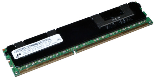 Servers - ECC Registered: Micron MT36JSZF51272PZ-1G1F1DD - 4GB (1X4gB) 1066Mhz 2RX4 PC3-8500R ECC Fully Buffered Registered Memory