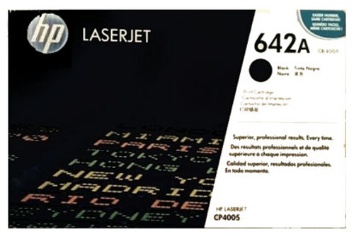 HP CB400A - Black 7500 Yield # 642A Toner Cartridge HP CB400A - Black 7500 Yield # 642A Toner Cartridge