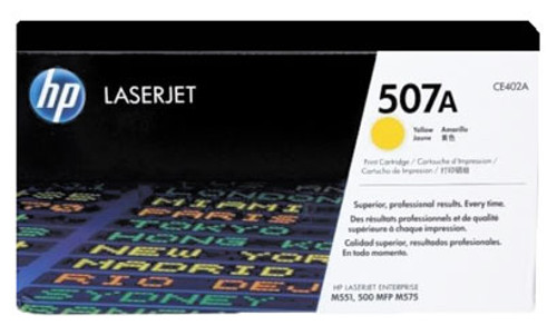 HP CE402A - Yellow 6000 Yield # 507A Toner Cartridge HP CE402A - Yellow 6000 Yield # 507A Toner Cartridge