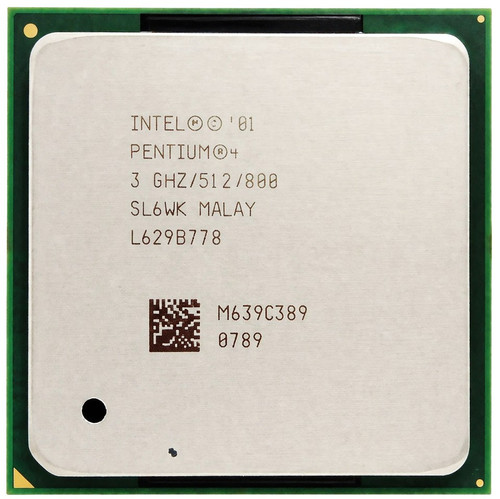 Intel SL6WK - 3.00GHz 800MHz 512KB Socket 478 Intel Pentium 4 HT