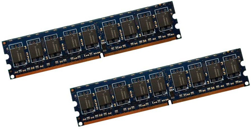Servers - ECC Registered: Hewlett-Packard (HP) 408851-B21 - 2GB (2X1GB) 667Mhz 1RX4 PC2-5300P ECC Memory