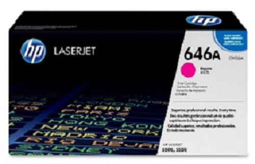 HP CF033A - Magenta 12500 Yield # 646A Toner Cartridge HP CF033A - Magenta 12500 Yield # 646A Toner Cartridge