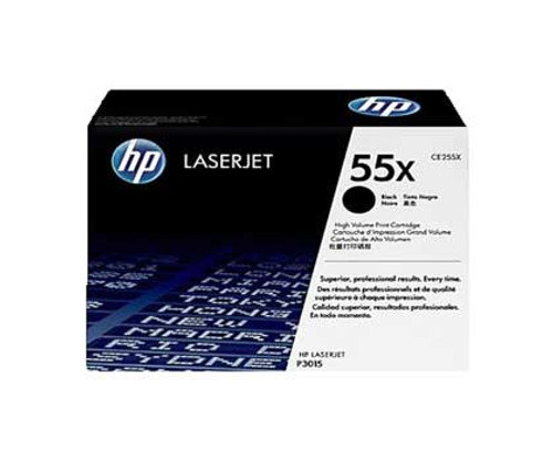 HP CE255X - Black 12000 Yield # 55X Toner Cartridge HP CE255X - Black 12000 Yield # 55X Toner Cartridge