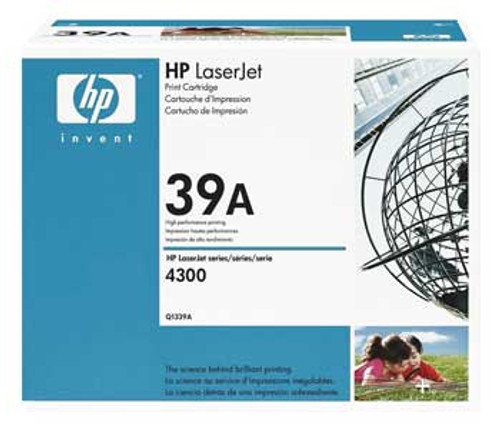 HP Q1339A - Black 18000 Yield # 39A Toner Cartridge HP Q1339A - Black 18000 Yield # 39A Toner Cartridge