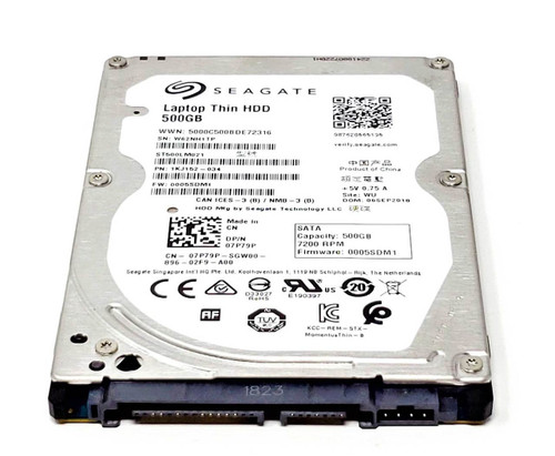 i5(6コア)+16GBメモ+新 SSD512GB+HDD500GB/Wi-Fi IBM / Lenovo 0A65632 - 500GB 7.2K RPM 7mm SATA 2.5