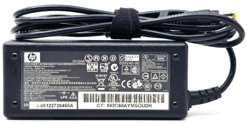 HP 293705-001 - Genuine HP 65W 18.5V 3.5A 4.8mm x 1.7mm AC Adapter Charger for Pavilion dv6000 dv6500 dv9000 Presario V2000 V6000