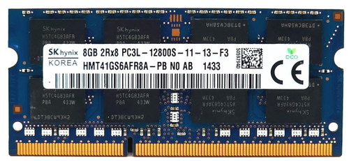 Hynix HMT41GS6BFR8A-PB - 8GB (1x8GB) 1600Mhz PC3L-12800S DDR3-1600 204-Pin SODIMM Laptop Memory Ram