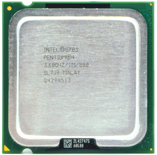 Intel SL7J9 - 3.60Ghz 800Mhz 1MB Cache LGA775 Intel Pentium 4 560J CPU Processor