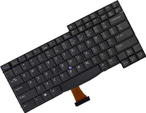 47NVF - Black Keyboard US Layout For Inspiron 4000 Series, Latitude C600 Series