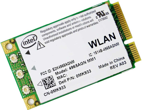 MK933 - Intel 4965AGN Wireless Wi-Fi Mini Network Card MK933 - Intel 4965AGN Wireless Wi-Fi Mini Network Card