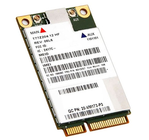 IBM / Lenovo 60Y3256 - Gobi3000 Mini PCI-E HSPA+ WWAN Card GPS