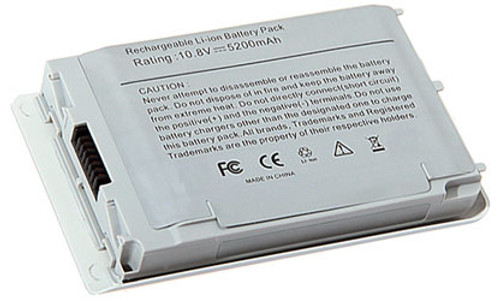 Apple Batteries: Apple M9184 - 10.8V 6-Cell Lithium-Ion Replacement White Battery for Apple PowerBook G4 12" Apple Batteries: Apple M9184 - 10.8V 6-Cell Lithium-Ion Replacement White Battery for Apple PowerBook G4 12"