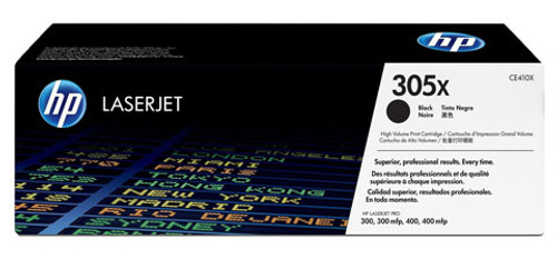 HP CE410X - Black 4000 Yield # 305X Toner Cartridge HP CE410X - Black 4000 Yield # 305X Toner Cartridge