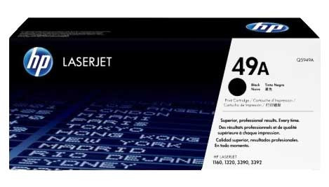 HP Q5949A - Black 2500 Yield # 49A Toner Cartridge