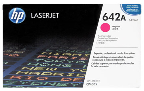HP CB403A - Magenta 7500 Yield # 642A Toner Cartridge HP CB403A - Magenta 7500 Yield # 642A Toner Cartridge